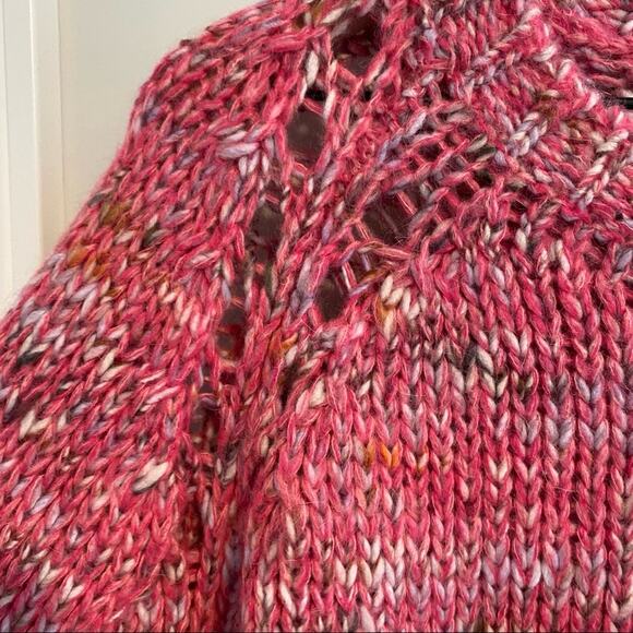 MUNTHE Pink Chunky Marled Sweater 36 Small - Picture 9 of 16